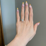 3.0 CT Oval Shaped Moissanite Solitaire Engagement Ring 2