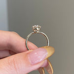 3.0 CT Oval Shaped Moissanite Solitaire Engagement Ring 5