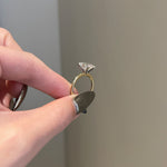 3.50 CT Oval Shaped Moissanite Solitaire Engagement Ring 4