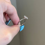 1.50 CT Radiant Shaped Moissanite Solitaire Engagement Ring 1