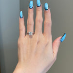 1.50 CT Radiant Shaped Moissanite Solitaire Engagement Ring 2