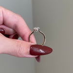 2.50 CT Oval Shaped Moissanite Solitaire Engagement Ring 9