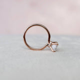 2.0 CT Emerald Hidden Halo & Solitaire Moissanite Engagement Ring 5