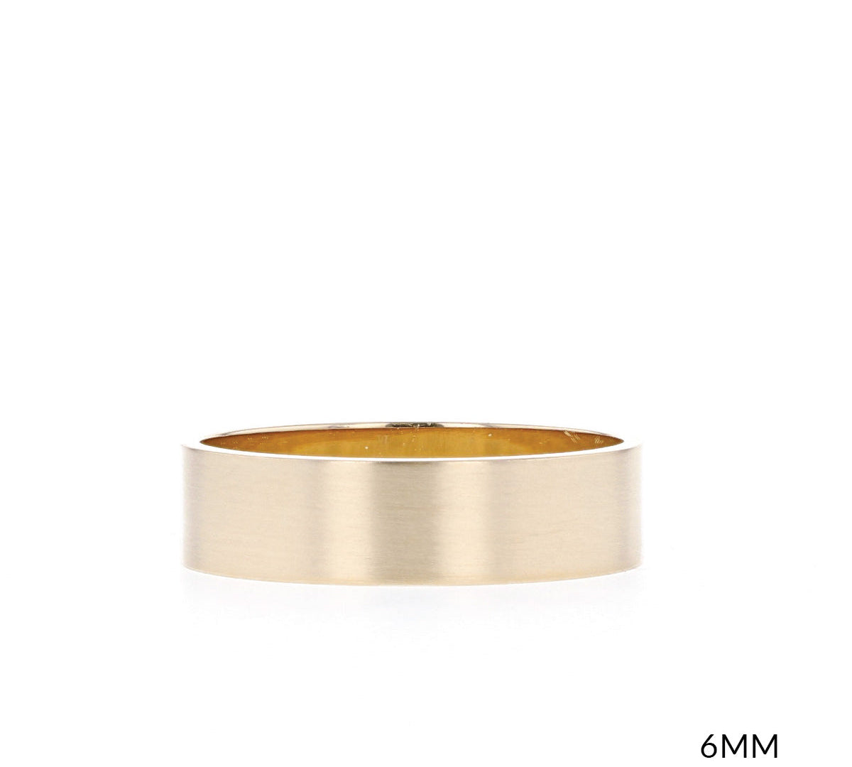 Satin-Finish Classic Yellow Gold Men's Band 1