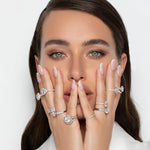 2.0 CT Emerald Solitaire CVD F/VS Diamond Bridal Set 16