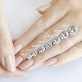 2.10 CT Oval Cut Solitaire Pave Setting Moissanite Engagement Ring 13