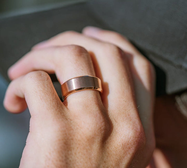 Satin Finish Classic Wedding Band For Men 2